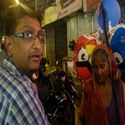 CSR - Celebrating Diwali by giving to the unfortunate